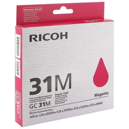 Cartus de gel original Ricoh GC 31M Magenta (405690, GC-31M)