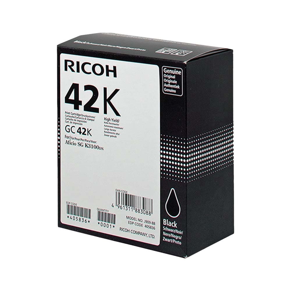 Cartus de gel original Ricoh GC 42K Black (405836, GC-42K)