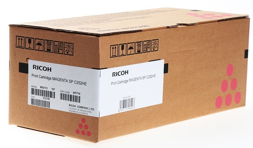 Cartus de toner (6K) Ricoh SP C252HE Magenta (407718)
