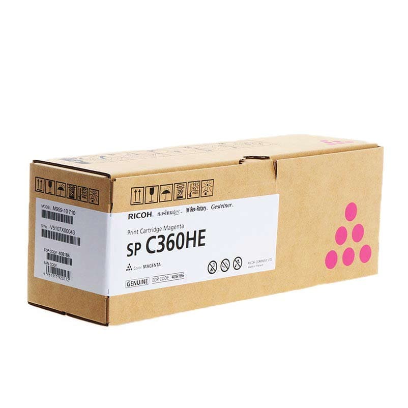 Cartus de toner (5K) Ricoh SP C360HE Magenta (408186)