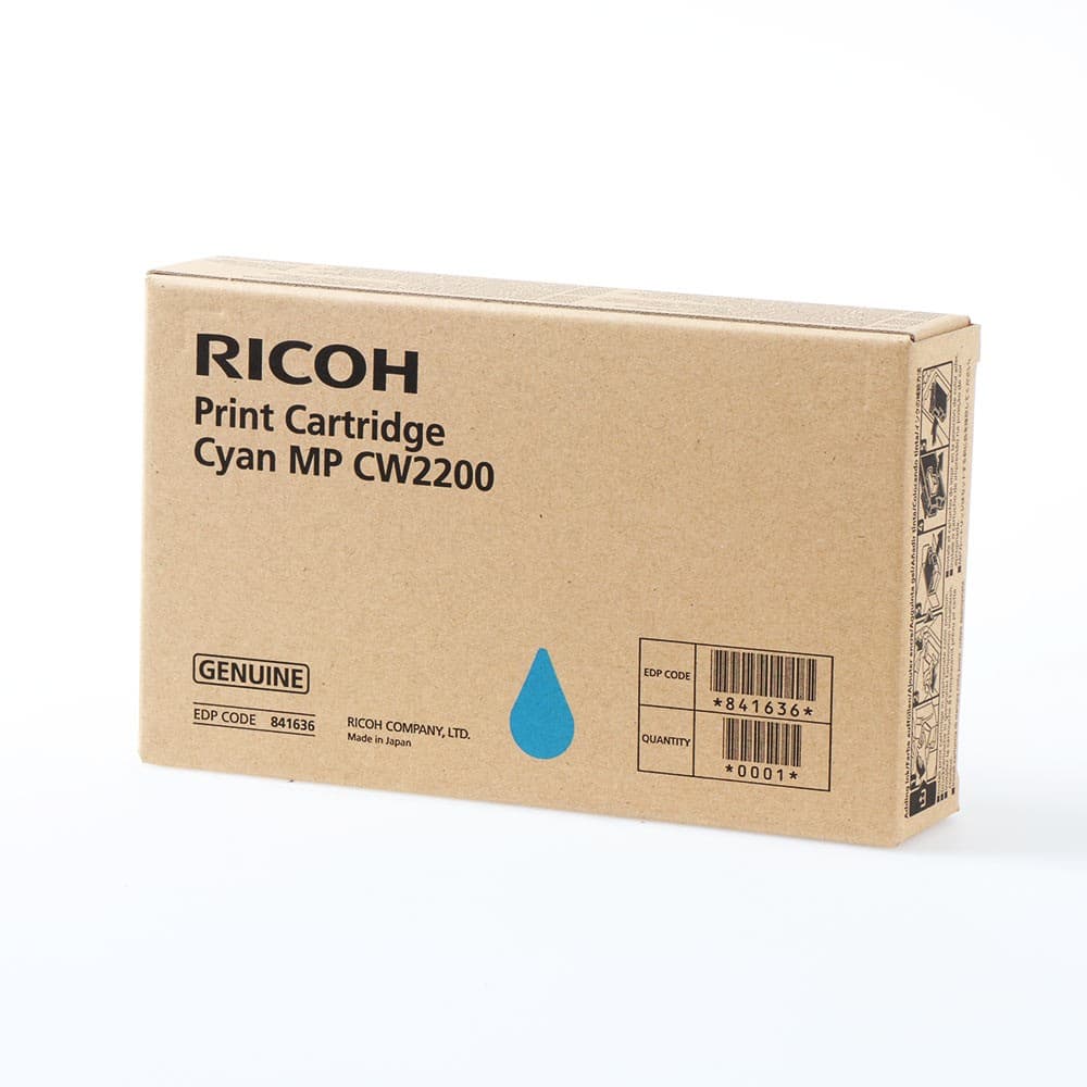 Cartus de gel original Ricoh Type MP CW2200 Cyan (841636)