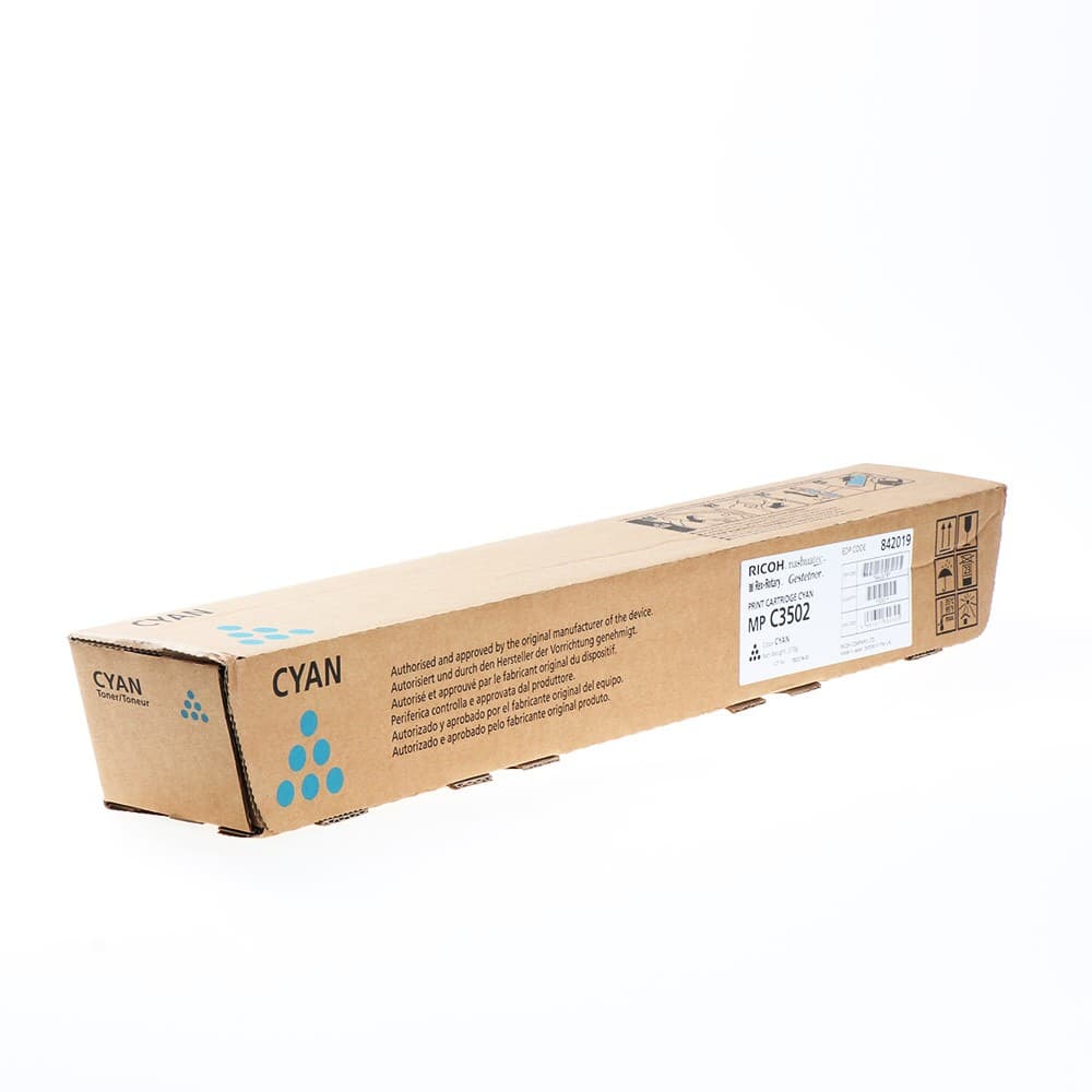 Cartus de toner (18K) Ricoh MP C3502E Cyan (842019, 841742)