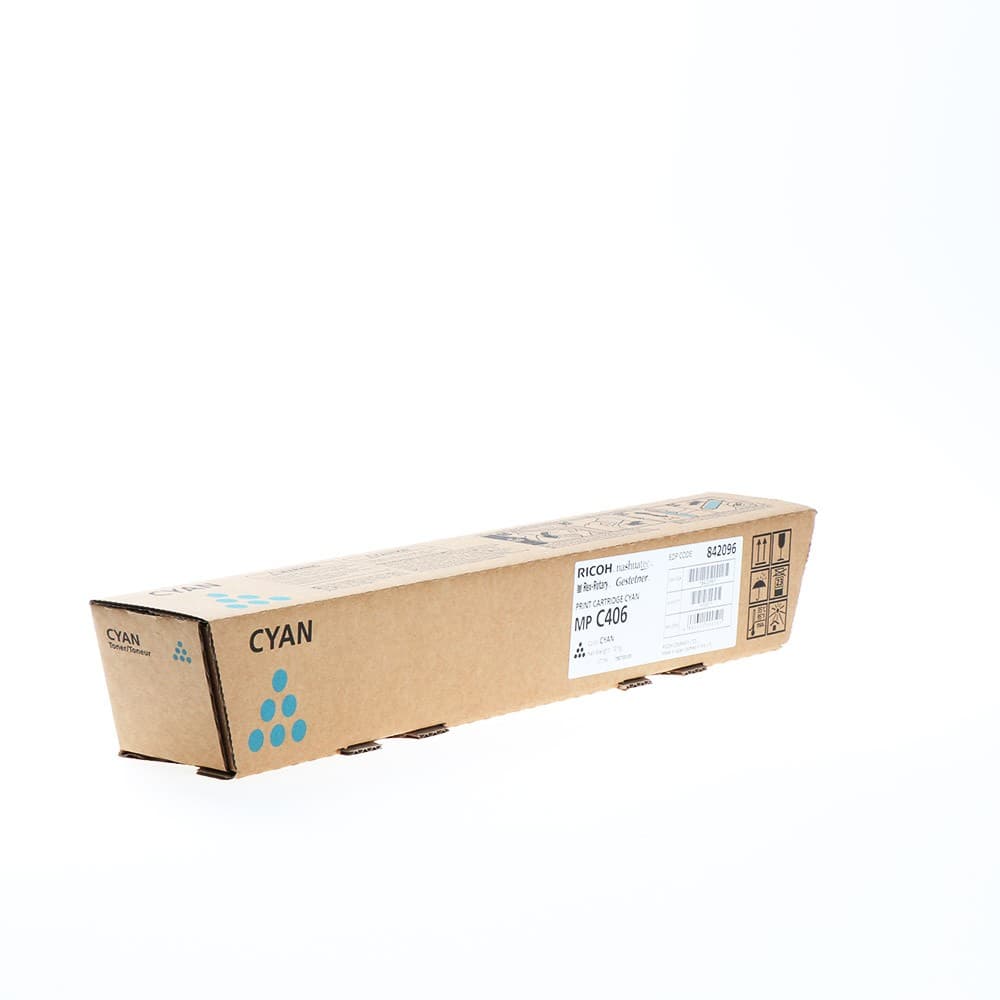 Cartus de toner (6K) Ricoh MP C406 Cyan (842096, 842092)