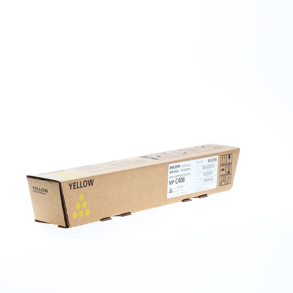 Cartus de toner (6K) Ricoh MP C406 Yellow (842098, 842094)