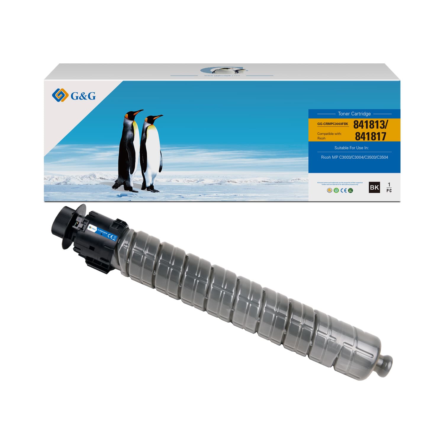 Toner Premium G&G (31K) Ricoh IM C3500 Black (842255)