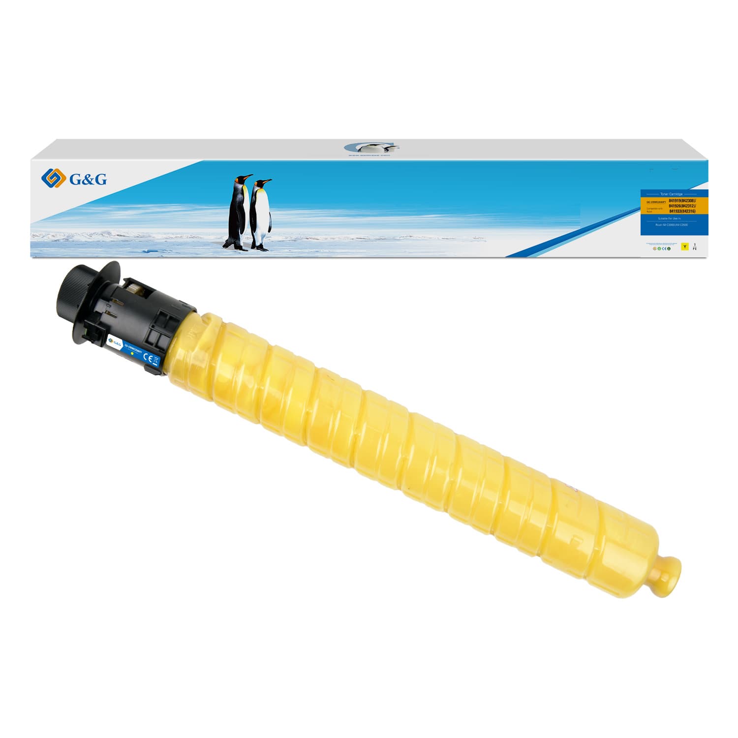 Toner Premium G&G (9.5K) Ricoh MP C2503H Yellow (841926)