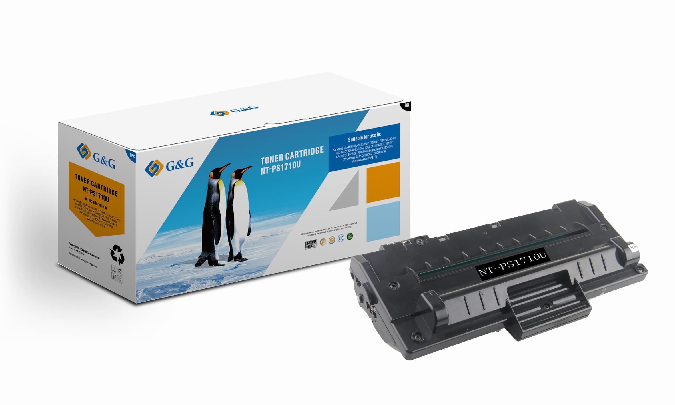 Toner Premium G&G (3K) Samsung ML-1710D3/ELS Black