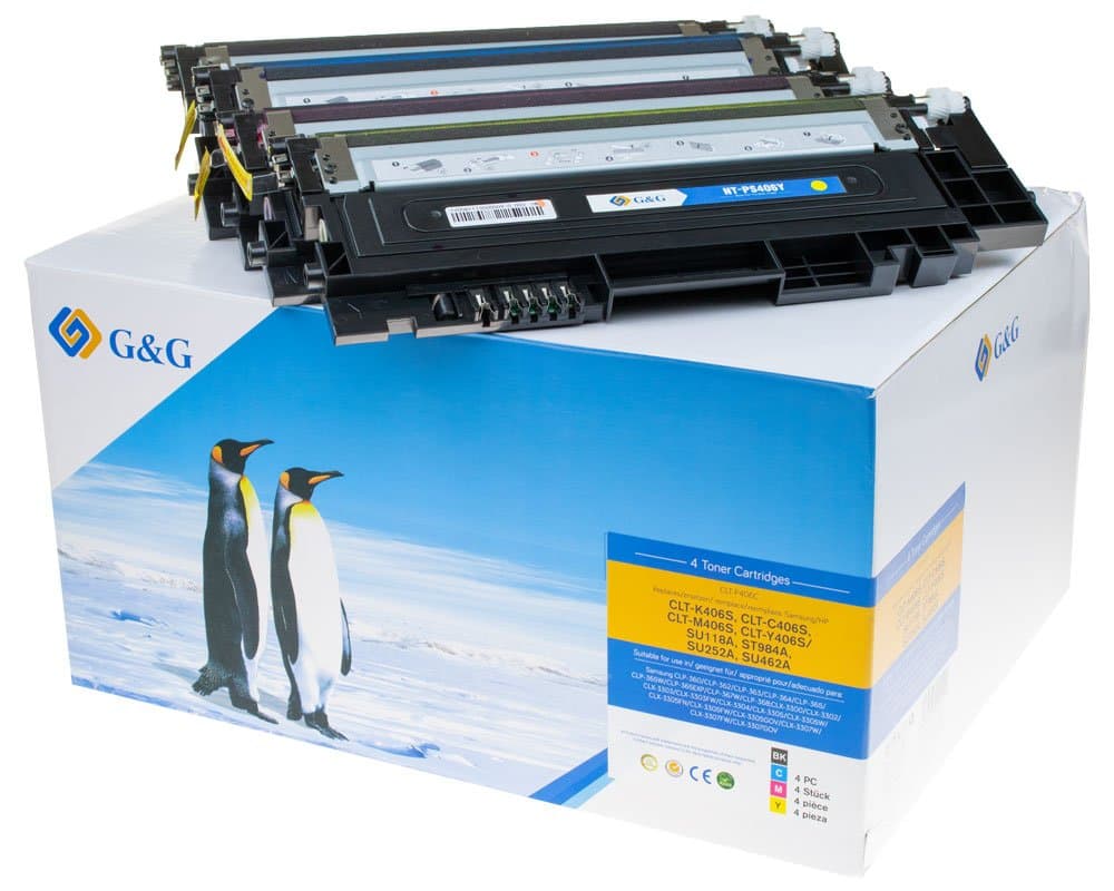 Pachet de tonere Premium G&G Samsung CLT-P406C