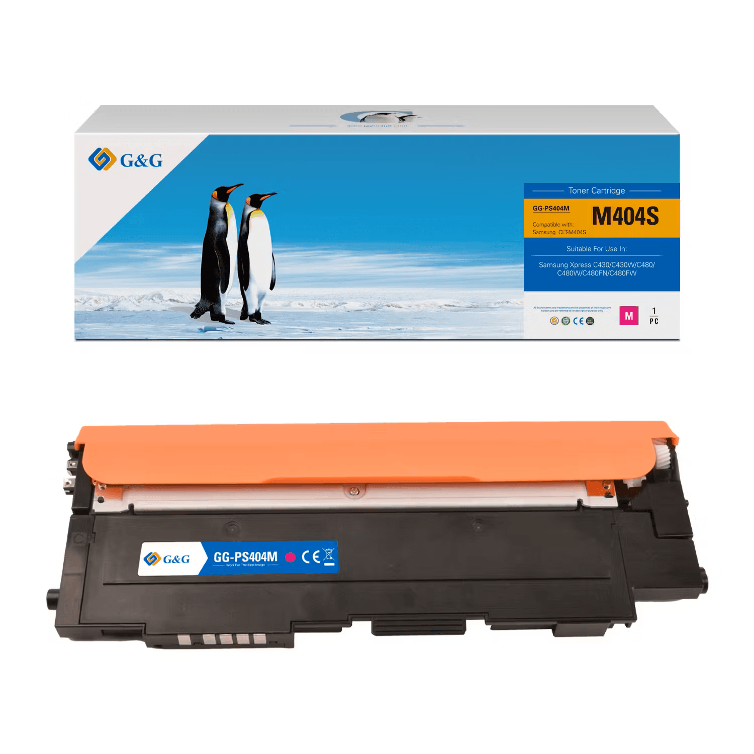 Toner Premium G&G (1K) Samsung M404S Magenta (CLT-M404S / SU234A)