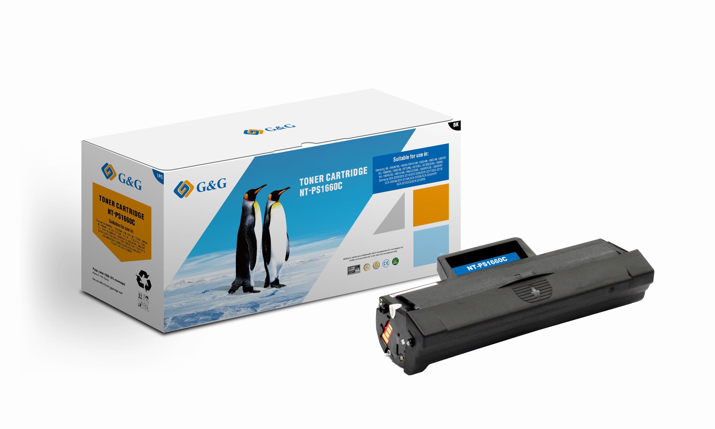 Toner Premium G&G (1.5K) Samsung 1042S Black (MLT-D1042S / SU737A)