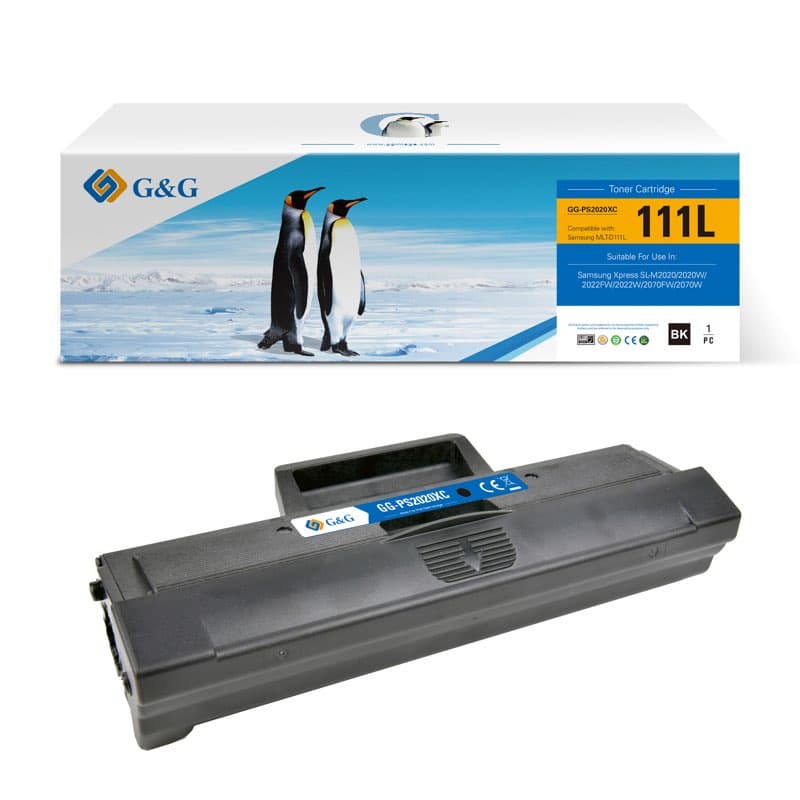 Toner Premium G&G (1.8K) Samsung 111L Black (MLT-D111L / SU799A)