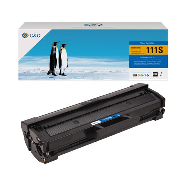Toner Premium G&G (1K) Samsung 111S Black (MLT-D111S / SU810A)
