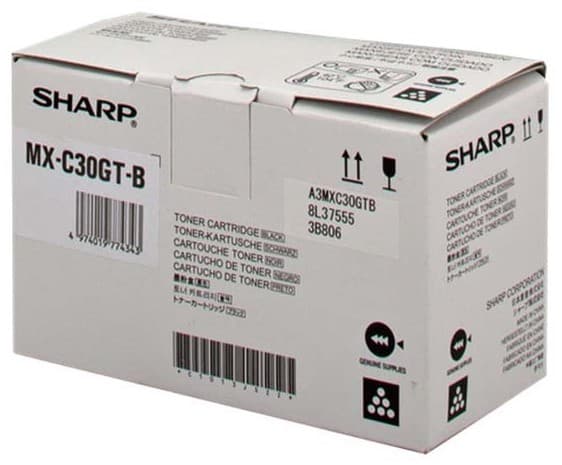 Cartus de toner (6K) Sharp MX-C30GT-B Black (MXC30GTB)