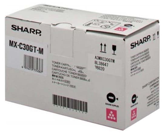 Cartus de toner (6K) Sharp MX-C30GT-M Magenta (MXC30GTM)