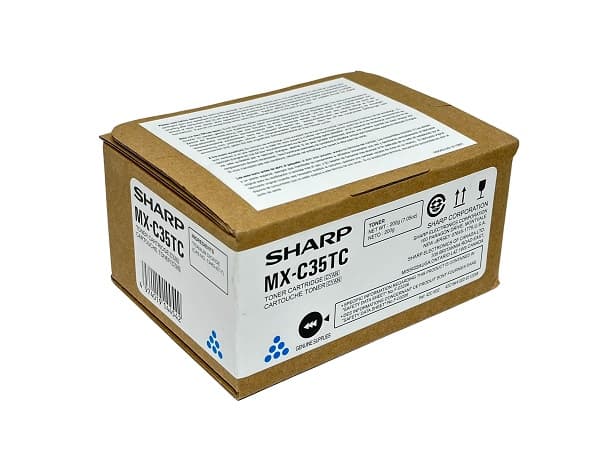 Cartus de toner (6K) Sharp MX-C35T-C Cyan (MXC35TC)