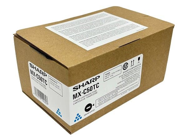 Cartus de toner (13K) Sharp MX-C50TC Cyan (MXC50TC)