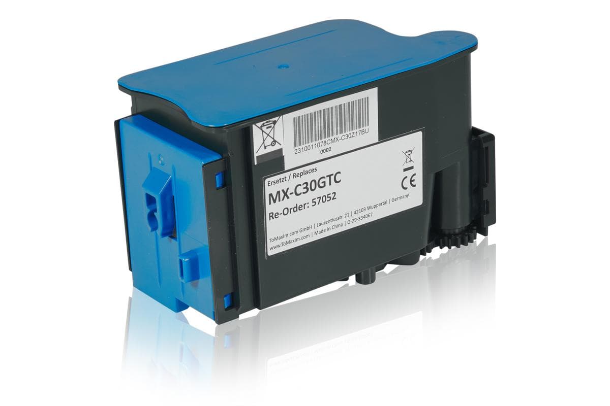 Toner compatibil (6K) Sharp MX-C30GT-C Cyan (MXC30GTC)