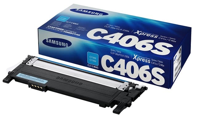Cartus de toner (1K) Samsung C406 Cyan (CLT-C406S / ST984A)