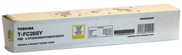Cartus de toner (5K) Toshiba T-FC26SY Yellow (TFC26SY, 6B000000569, 6B000001096, 6B000000341)