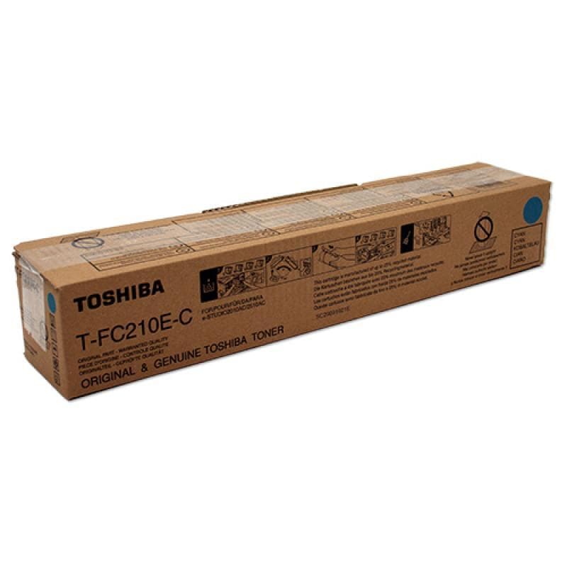 Cartus de toner (33.6K) Toshiba T-FC210E-C Cyan (TFC210EC, 6AJ00000159, 6AJ00000268)
