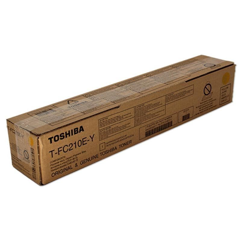 Cartus de toner (33.6K) Toshiba T-FC210E-Y Yellow (TFC210EY, 6AJ00000168, 6AJ00000271)