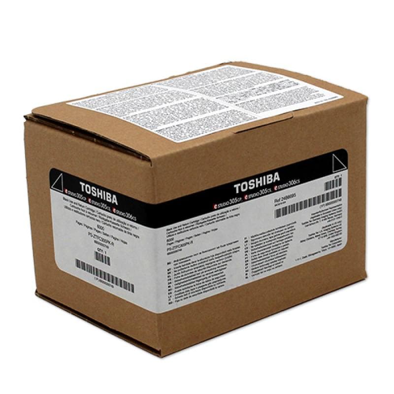 Cartus de toner (6K) Toshiba T-FC305PK-R Black (TFC305PKR, 6B000000748, 6B000000749)