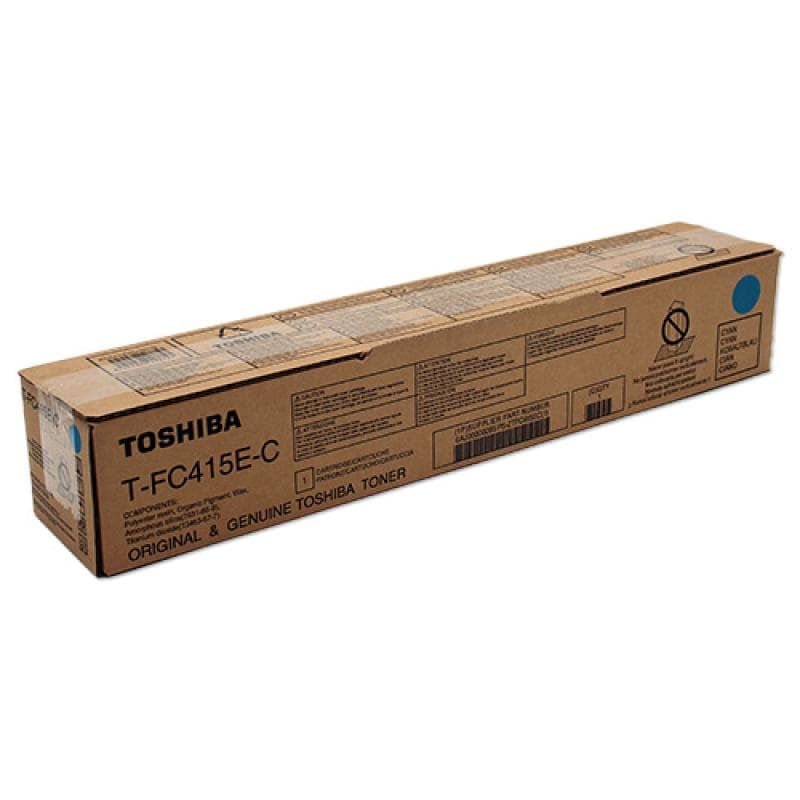 Cartus de toner (33.6K) Toshiba T-FC415E-C Cyan (TFC415EC, 6AJ00000172, 6AJ00000285)