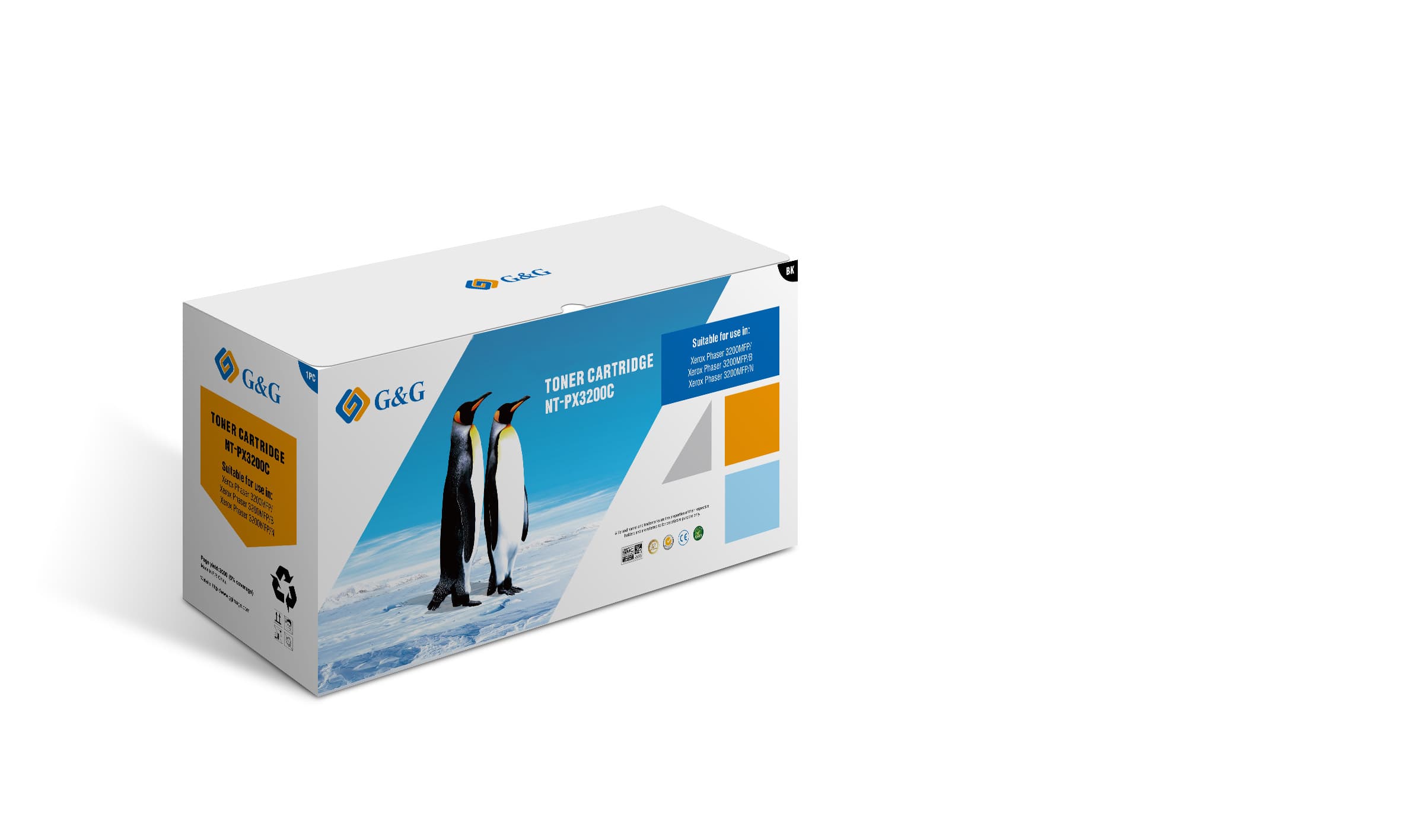 Toner Premium G&G (3K) Xerox 113R00730 Black (113R730)