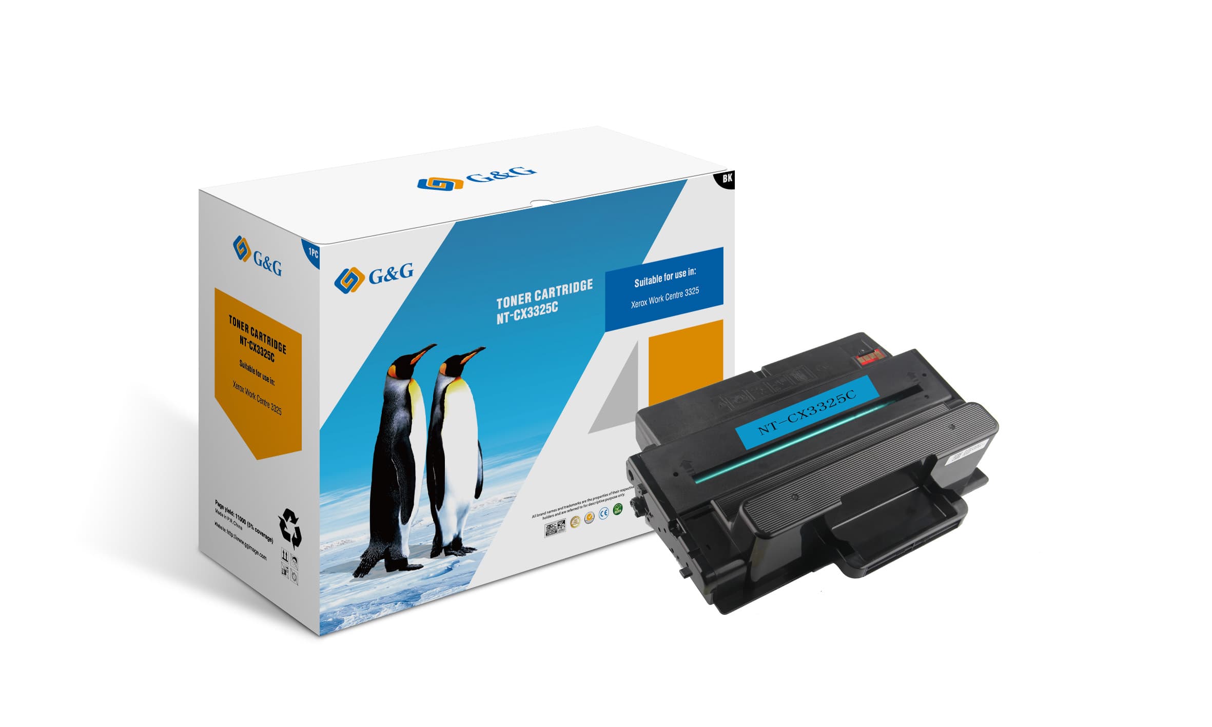Toner Premium G&G (11K) Xerox 106R02312 Black (106R2312)