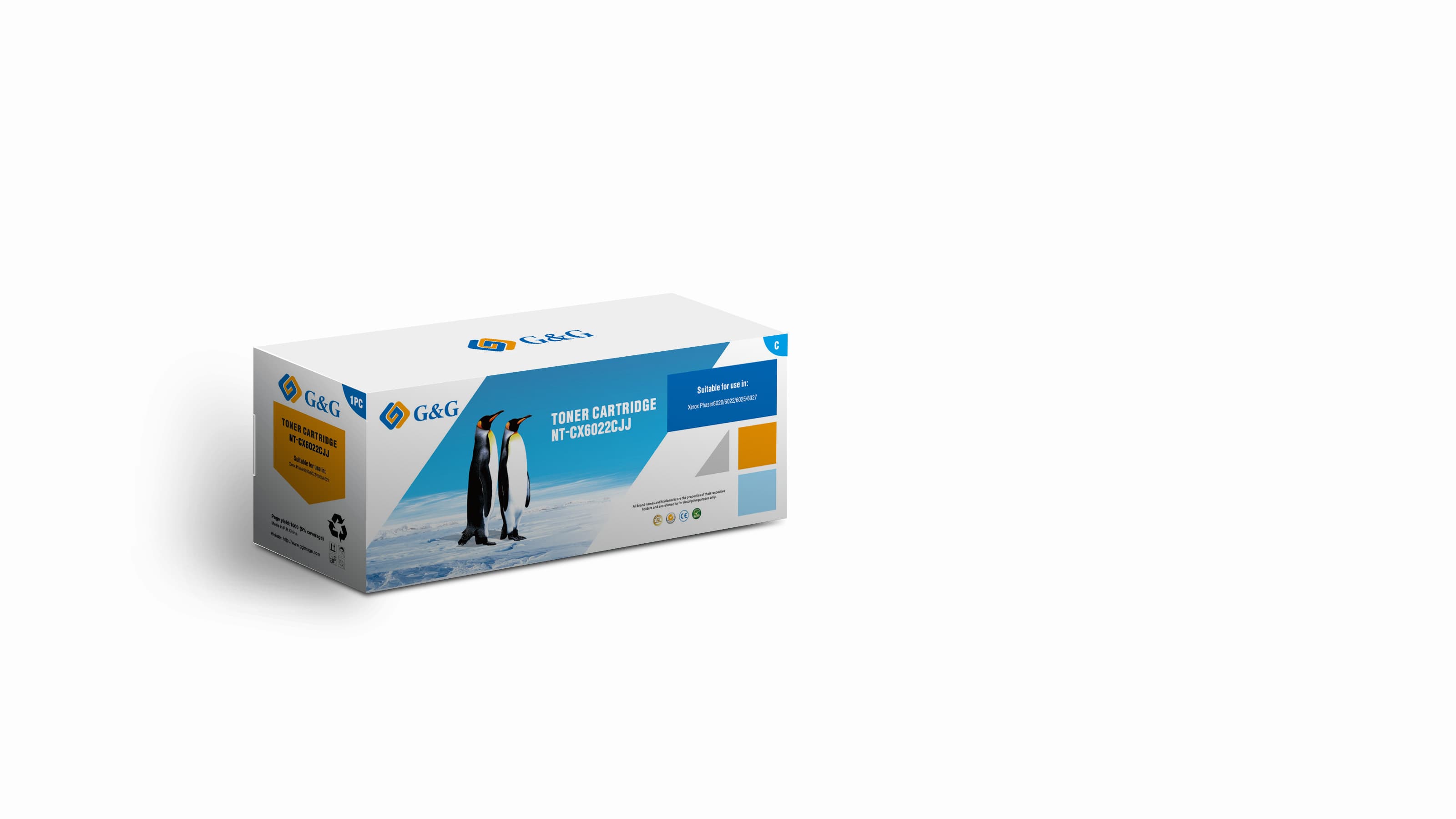 Toner Premium G&G (1K) Xerox 106R02760 Cyan (106R2760)