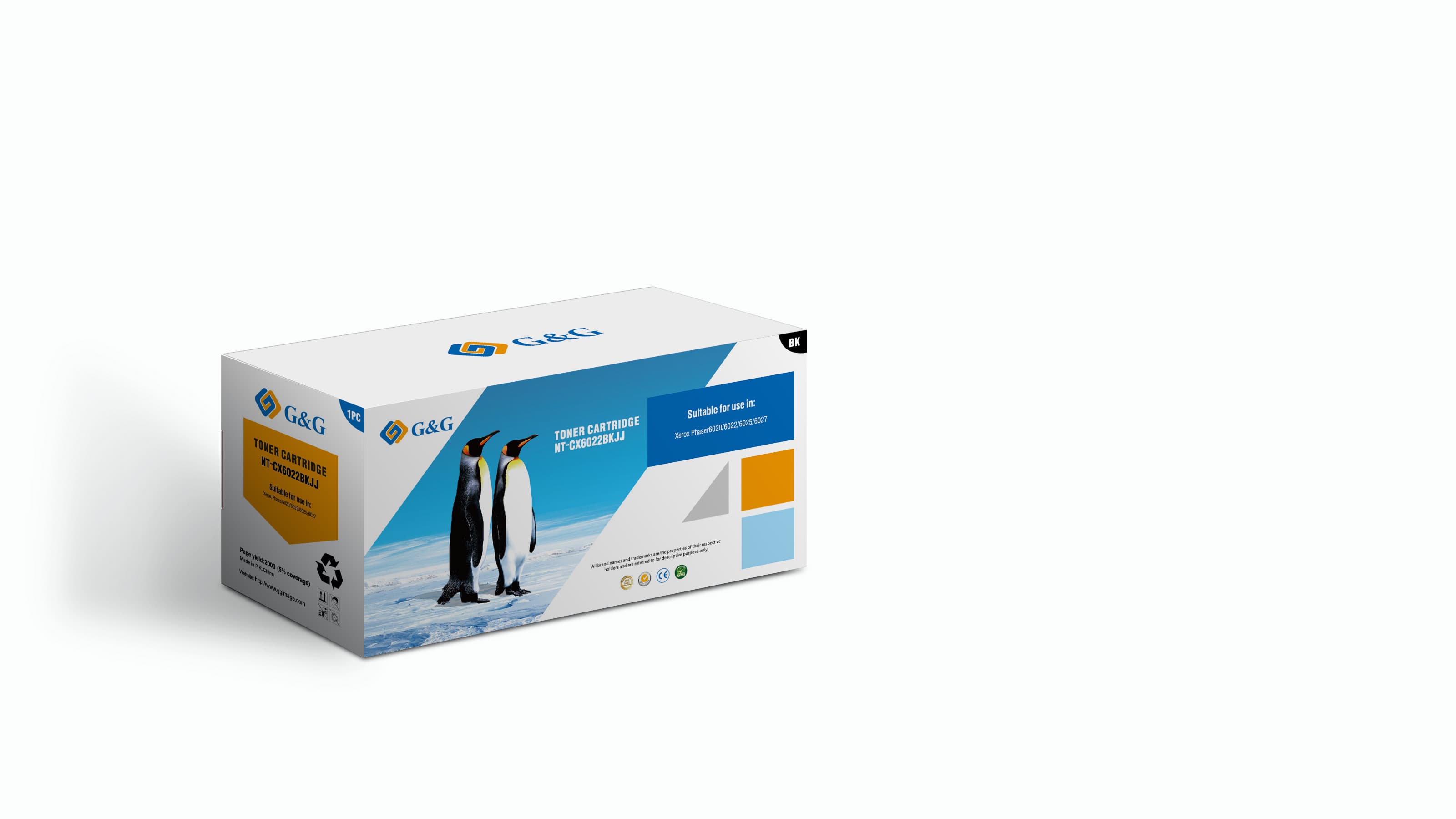 Toner Premium G&G (2K) Xerox 106R02763 Black (106R2763)