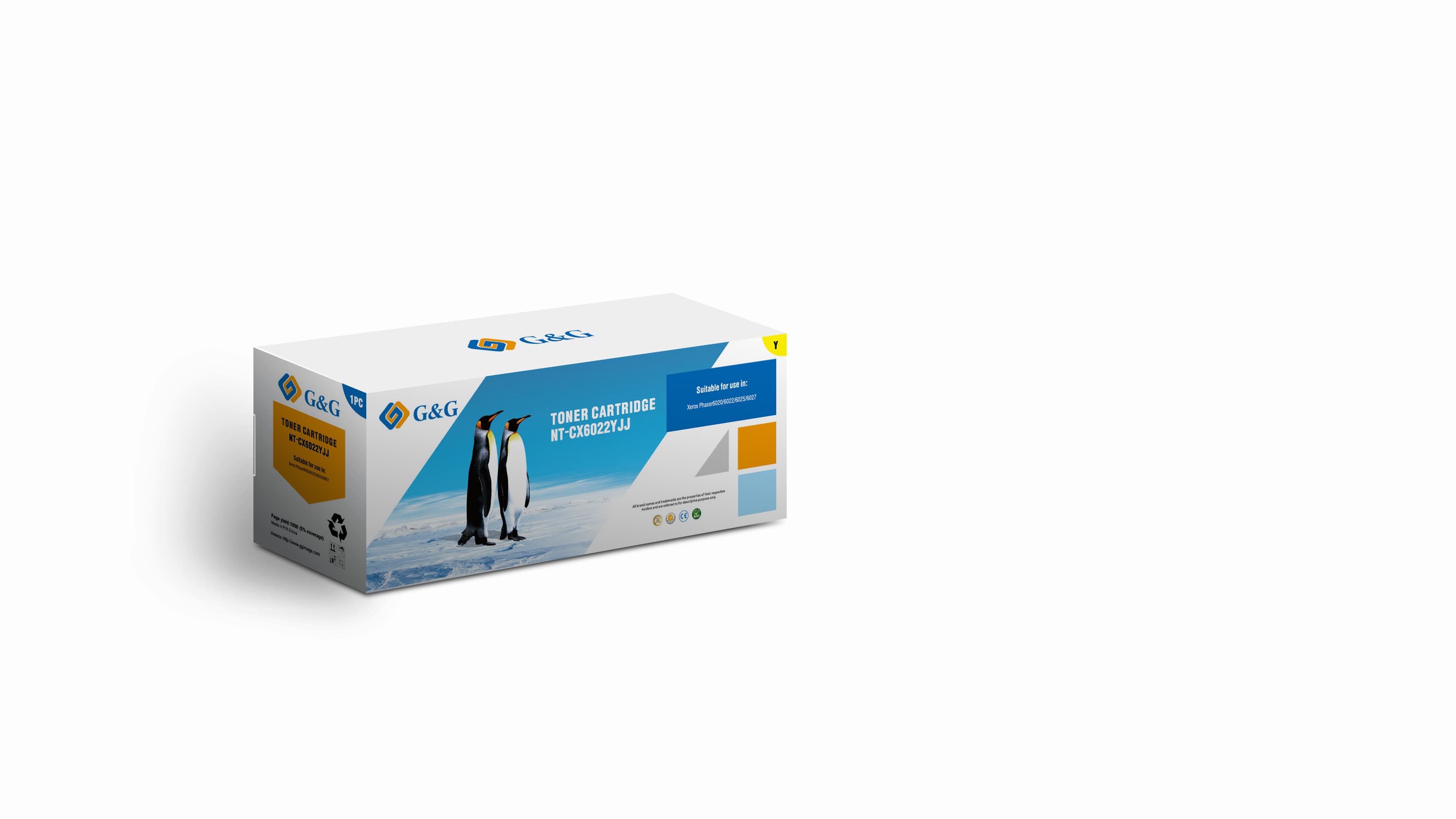 Toner Premium G&G (1K) Xerox 106R02762 Yellow (106R2762)