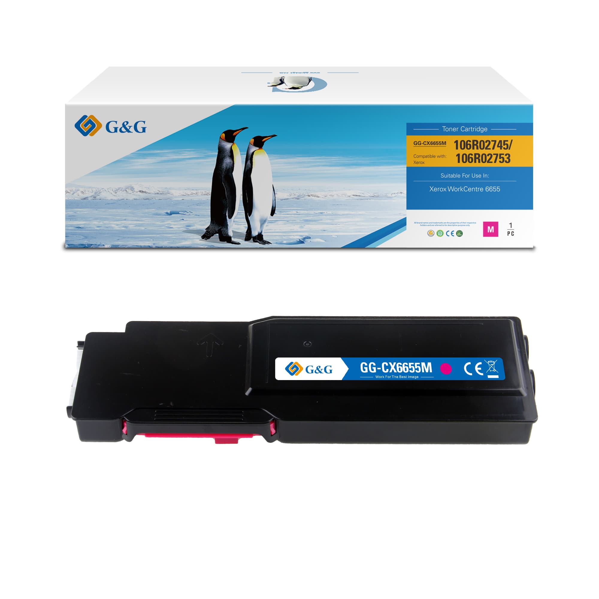 Toner Premium G&G (7.5K) Xerox 106R02753 Magenta (106R2753)