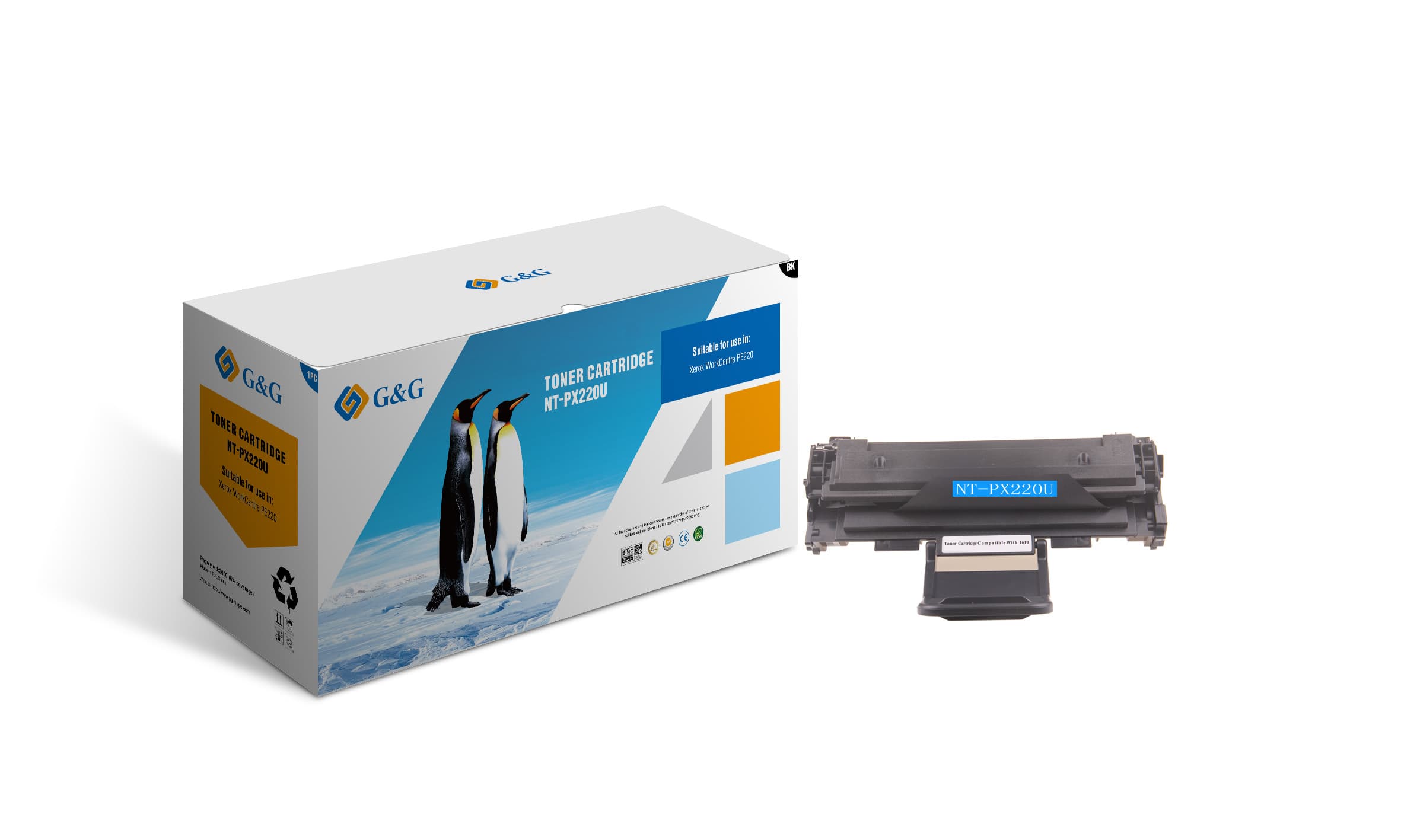Toner Premium G&G (3K) Xerox 013R00621 Black (13R621)