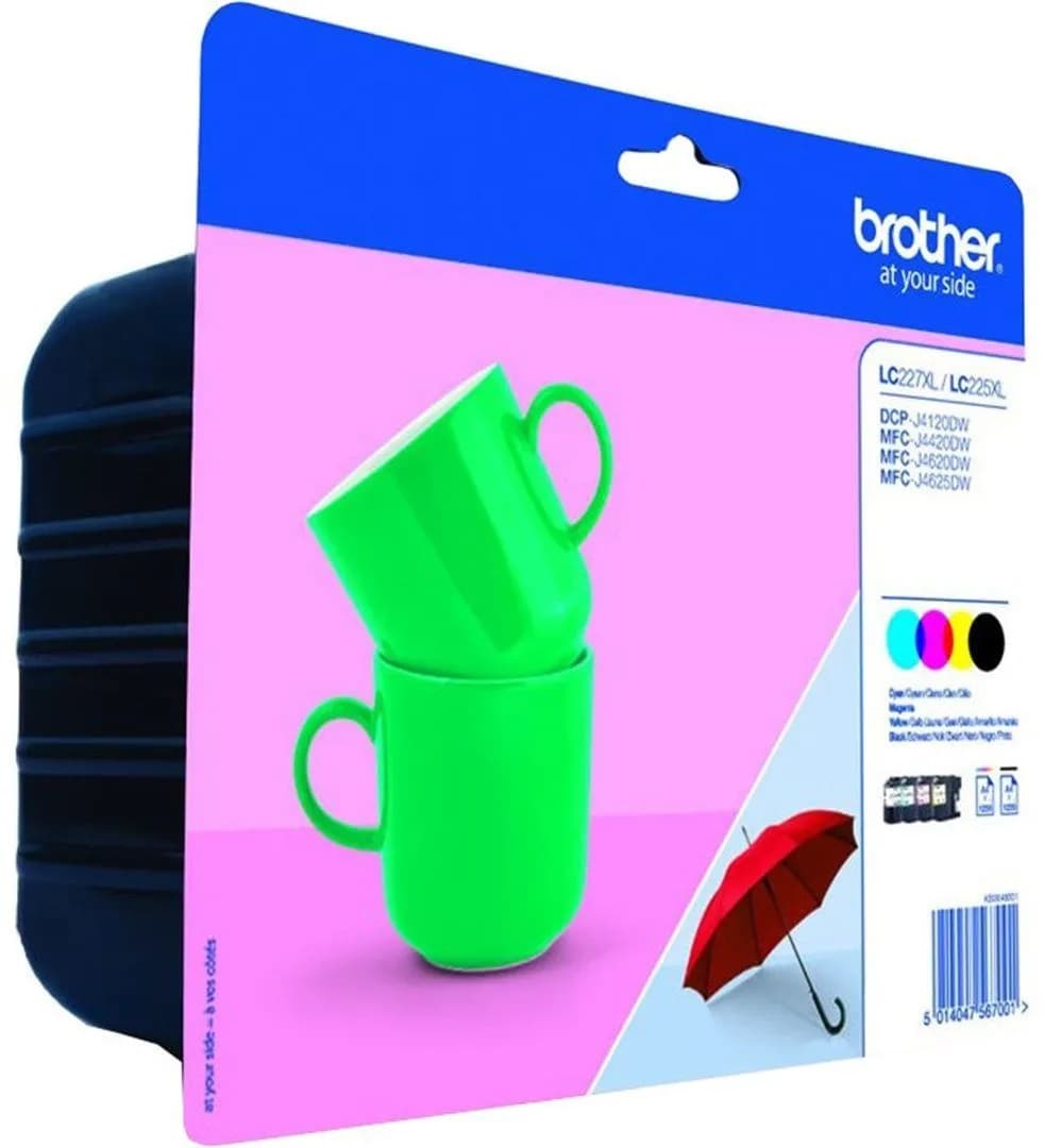 Set cartuse de cerneala Brother LC 227 XL CMYK (LC-227XLVALBP, LC227XLVALBP)