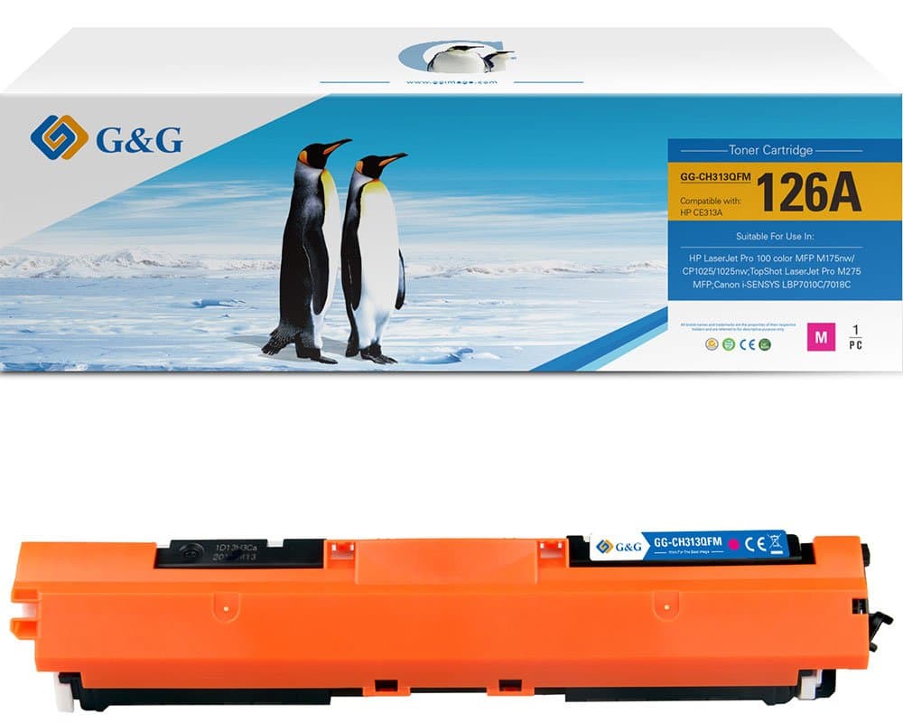 Toner Premium G&G (1K) Canon 729 Magenta (4368B002, CRG-729M, CRG729 M)