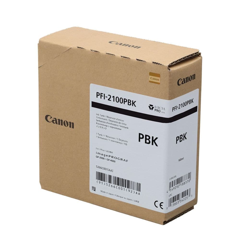 Cartus de Cerneala Canon PFI-2100PBK Photo Black (5266C001AA, PFI2100PBK)