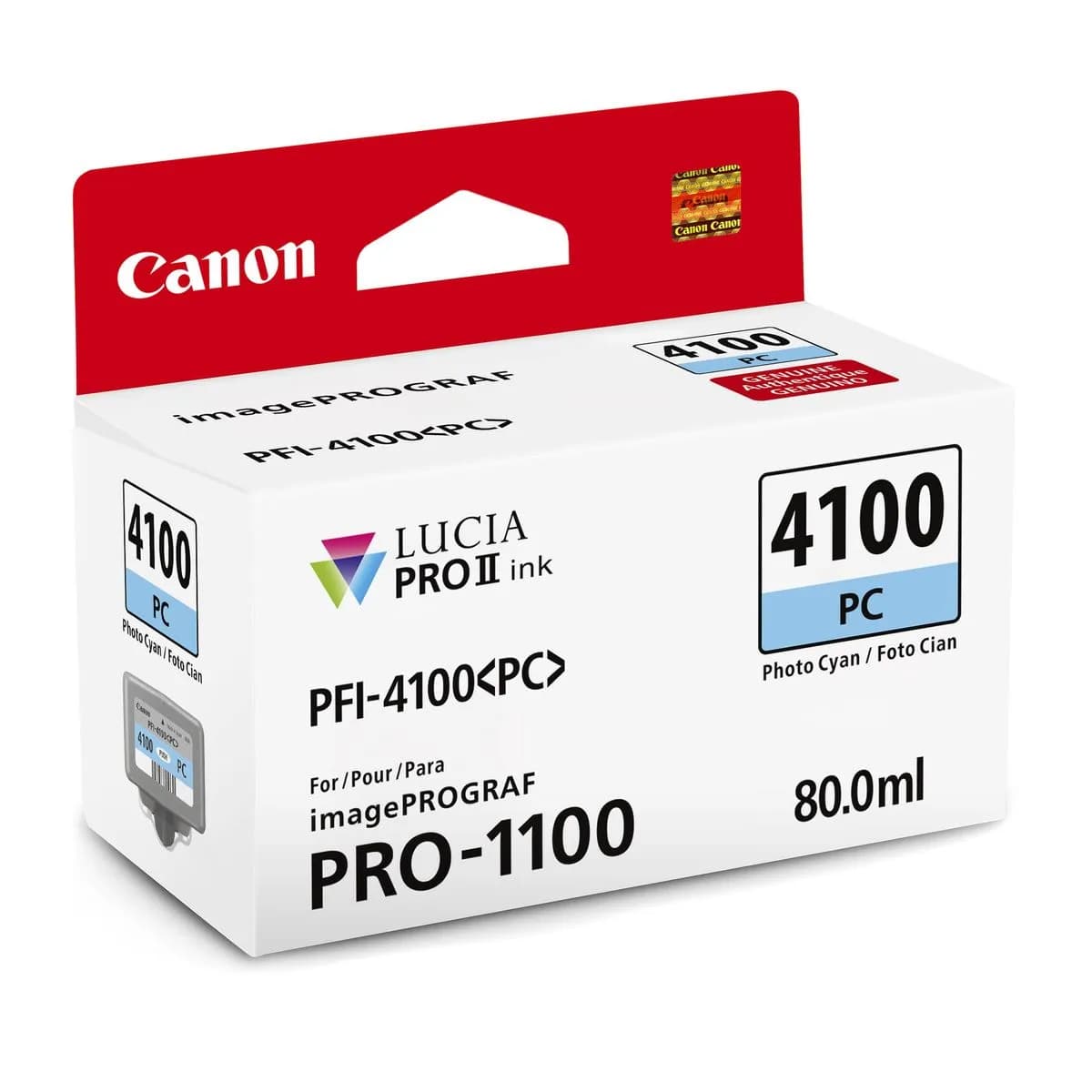 Cartus de Cerneala Canon PFI-4100PC Photo Cyan (6781C001AA, PFI4100PC)