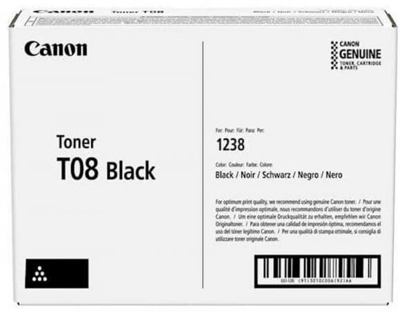 Cartus de toner (11K) Canon T08 Black (3010C006, CRG-T08, CRGT08)