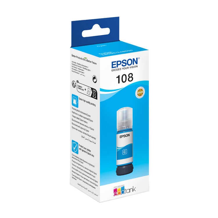 Flacon cerneala Epson 108 Cyan (C13T09C24A)