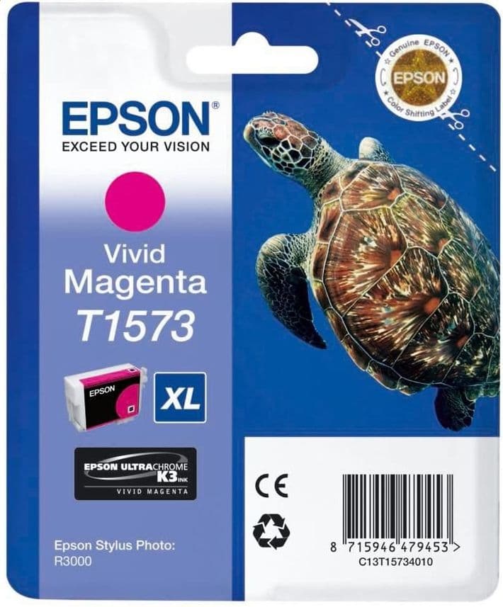 Cartus de cerneala original Epson T1573 Vivid Magenta (C13T157340)