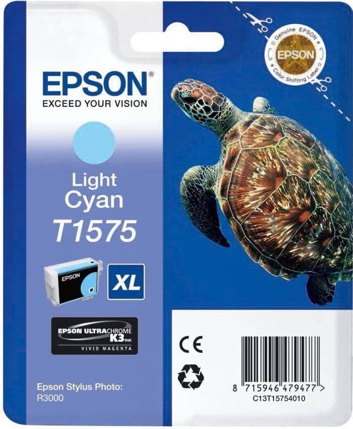 Cartus de cerneala original Epson T1575 Light Cyan (C13T157540)