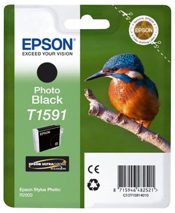 Cartus de cerneala original Epson T1591 Photo Black (C13T159140)