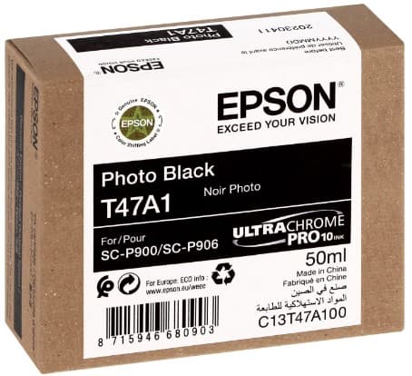 Cartus de cerneala original Epson T47A1 Photo Black (C13T47A100)