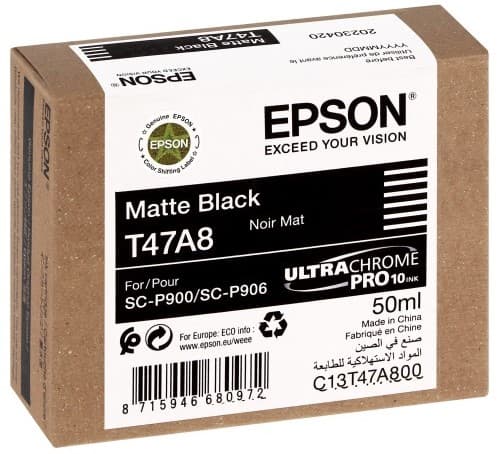 Cartus de cerneala original Epson T47A8 Matte Black (C13T47A800)