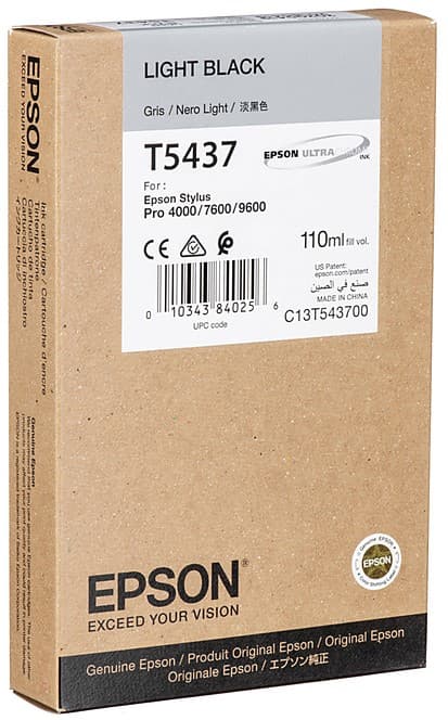 Cartus de cerneala original Epson T5437 Light Black (C13T543700)