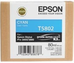 Cartus de cerneala original Epson T5802 Cyan (C13T580200)