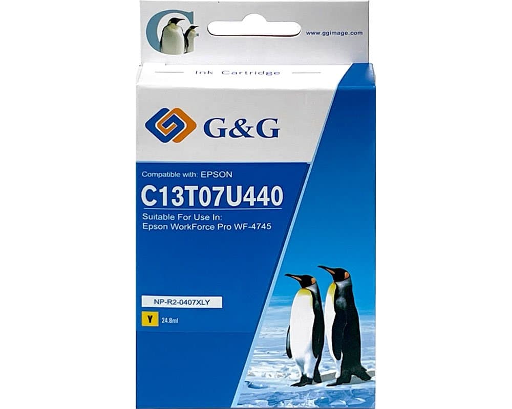 Cartus Premium G&G (1.9K) Epson 407 Yellow (C13T07U440)