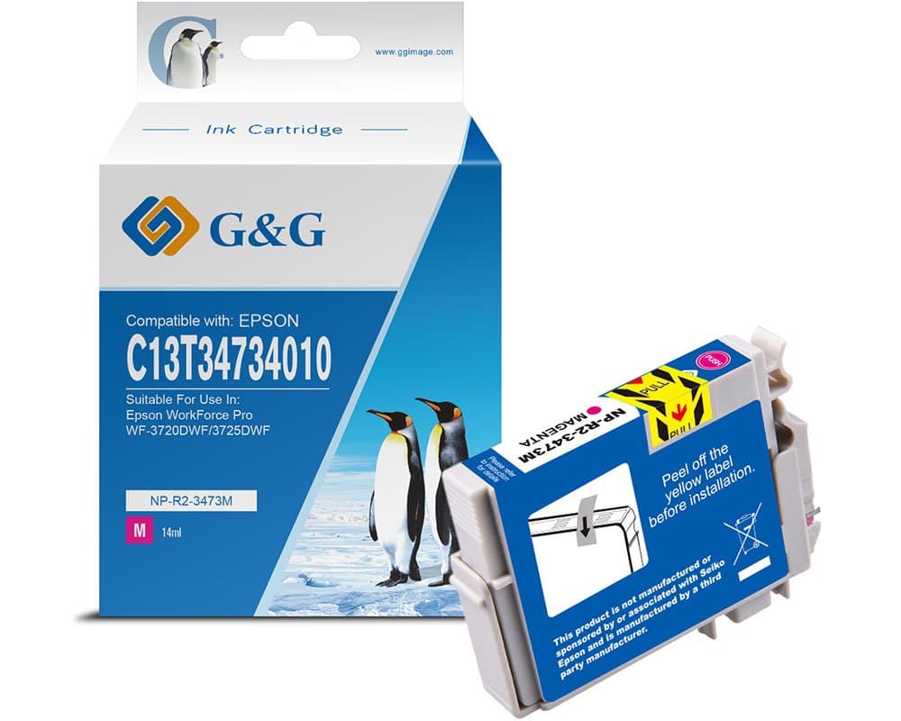 Cartus Premium G&G Epson 34XL Magenta (C13T34734010)