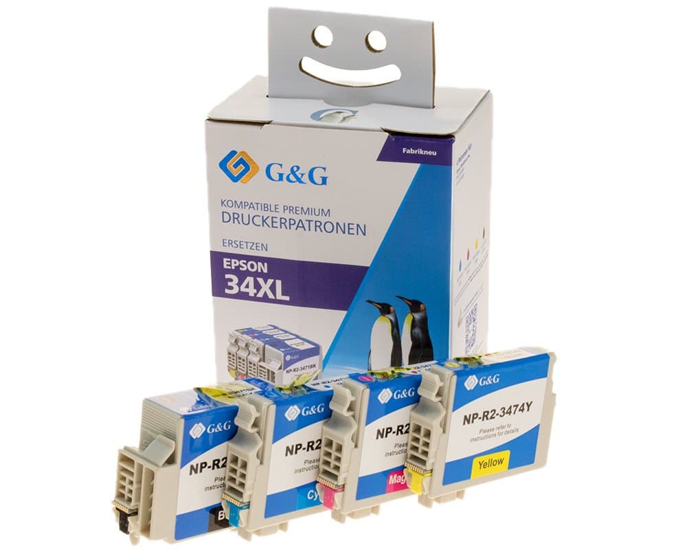 Pachet cartuse premium G&G Epson 34XL